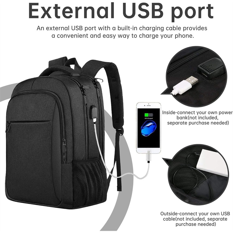 Large Travel Laptop Backpack,  - Travel Backpack Anti Theft recension och pris