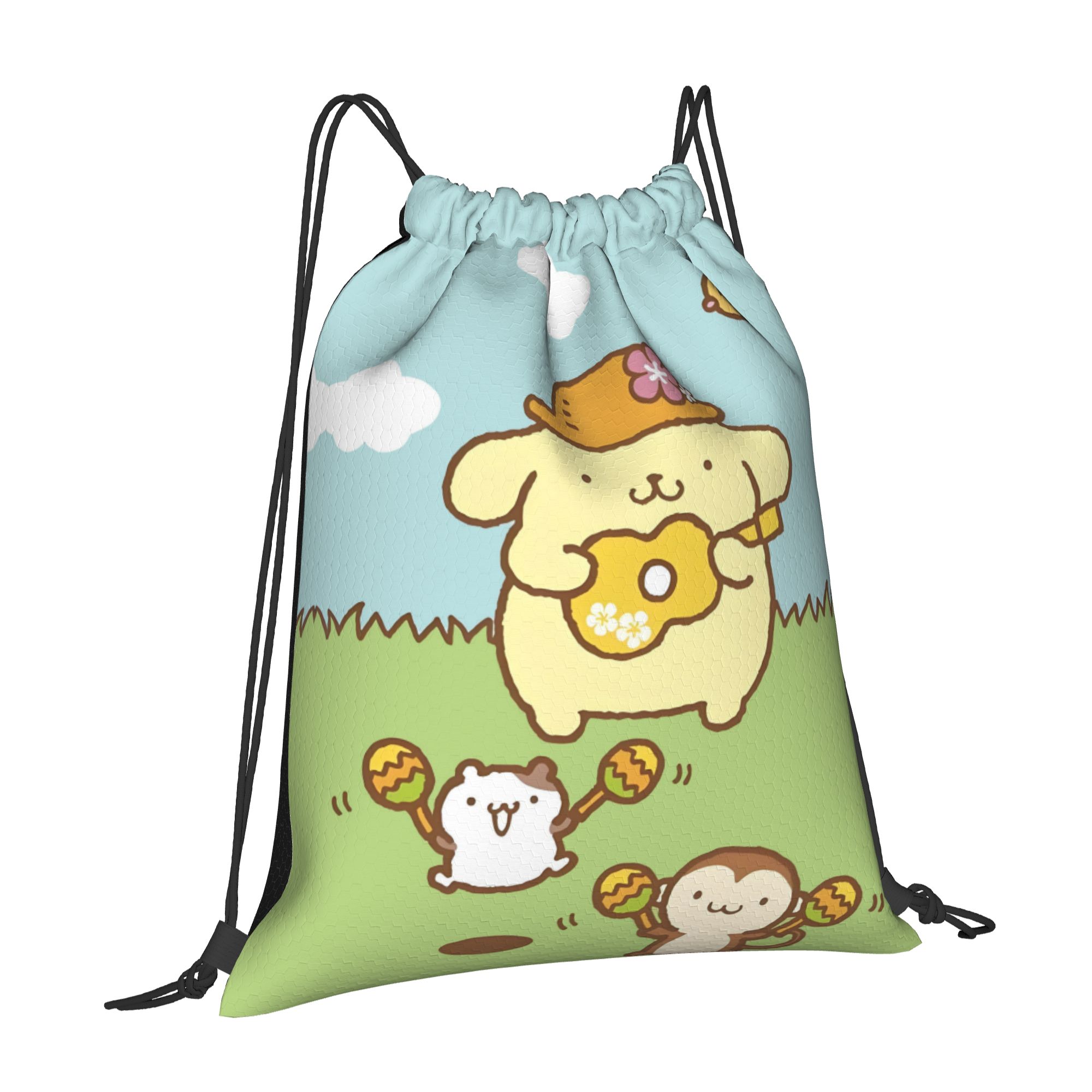Custom P-Pompompurines Drawstr - Drawstring Gym Bag recension och pris