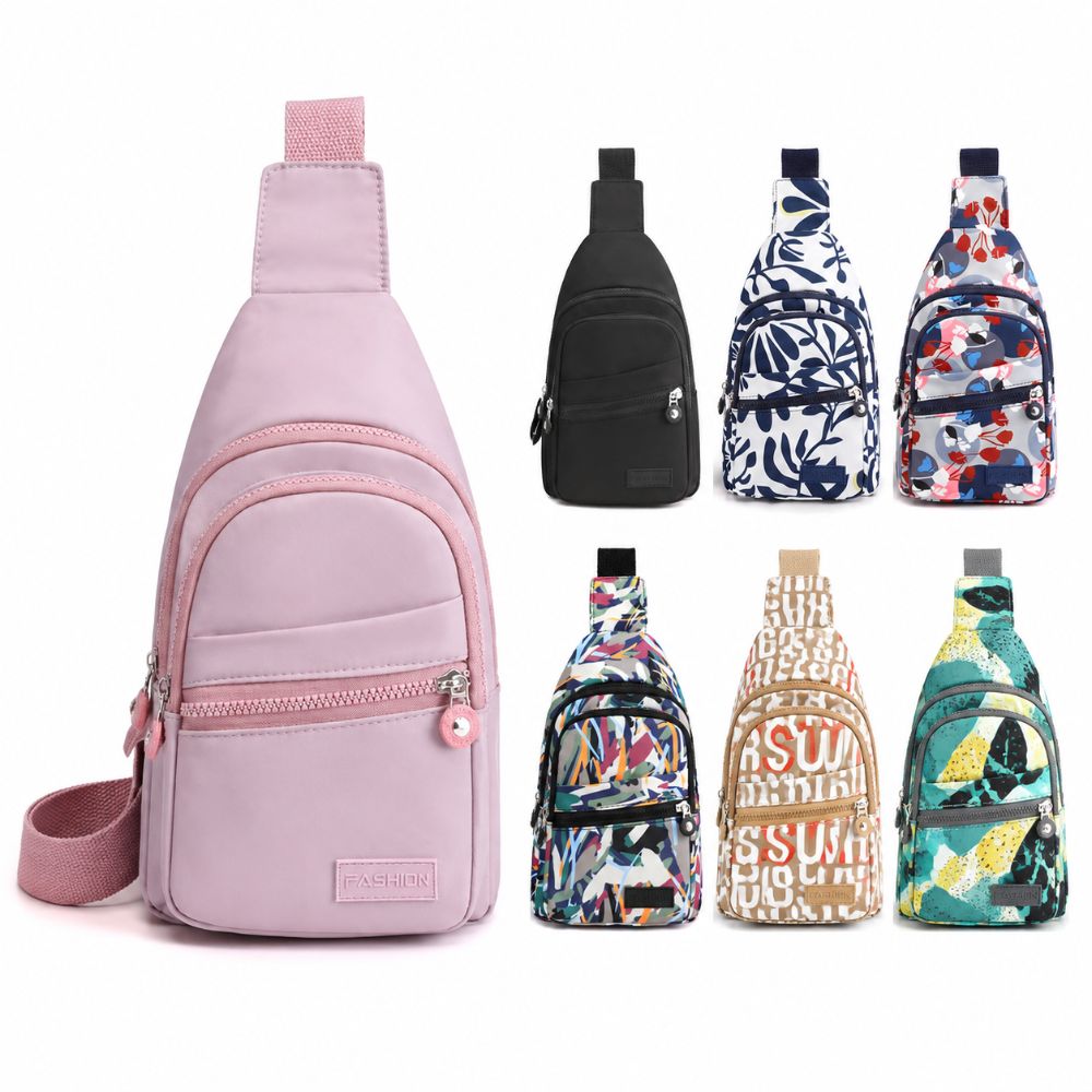 Nylon Women's Chest Bags Water - Sling Backpack Shoulder recension och pris