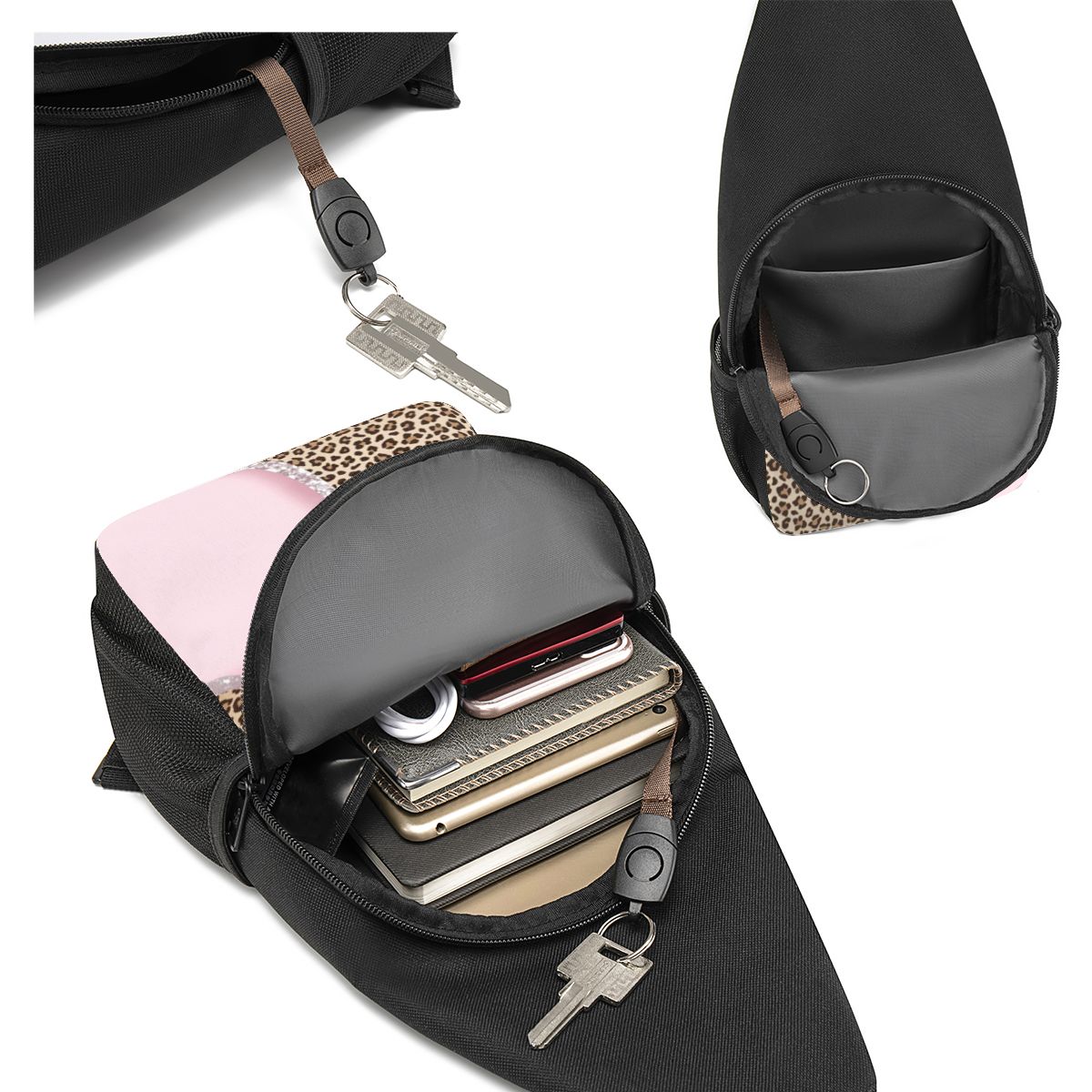 Juicy Couture Classic Chest Ba - Sling Backpack Shoulder recension och pris
