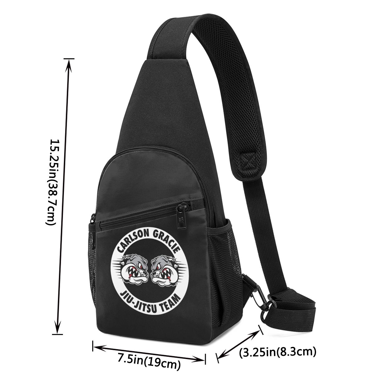 Carlson Gracie Jiu-Jitsu Team  - Sling Backpack Shoulder recension och pris