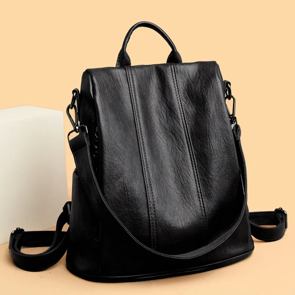 NEW Anti-theft Laptop Backpack - Leather Backpack Vintage recension och pris