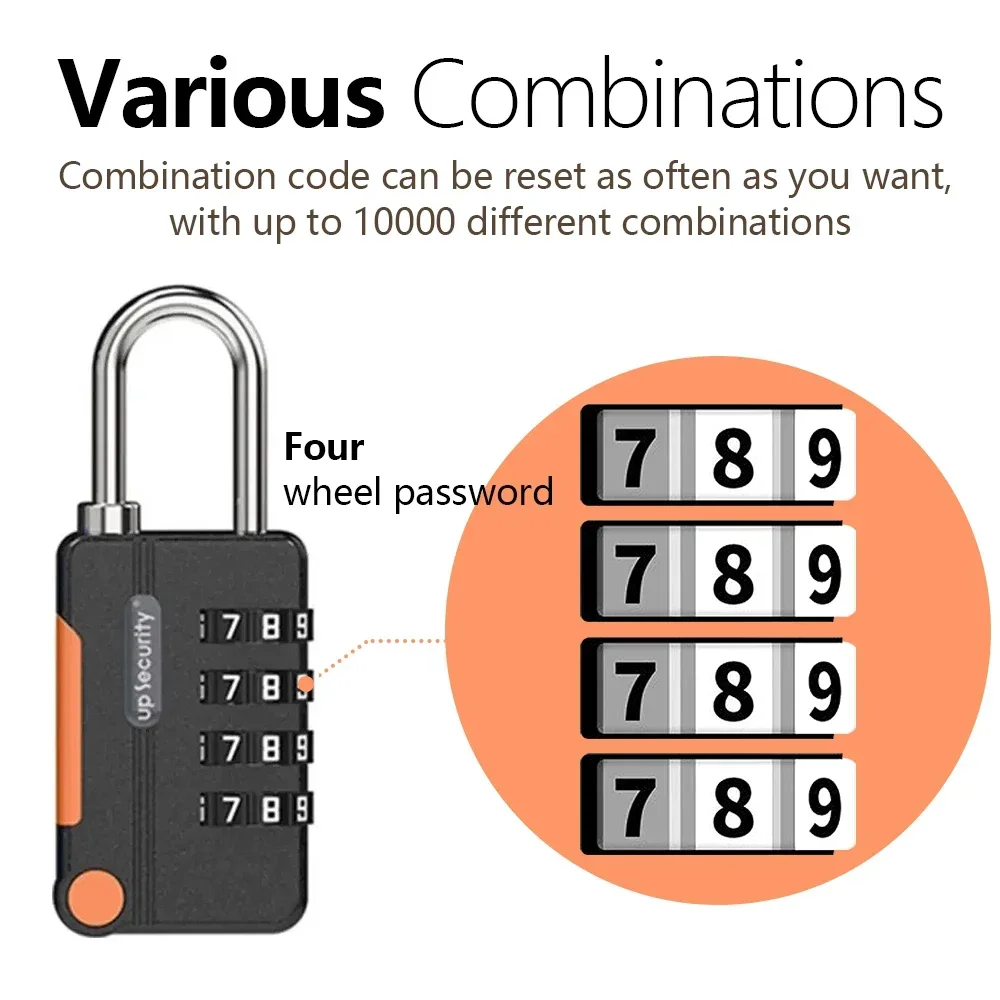 Keyless 4-Digit Combination Pa - Travel Backpack Anti Theft recension och pris