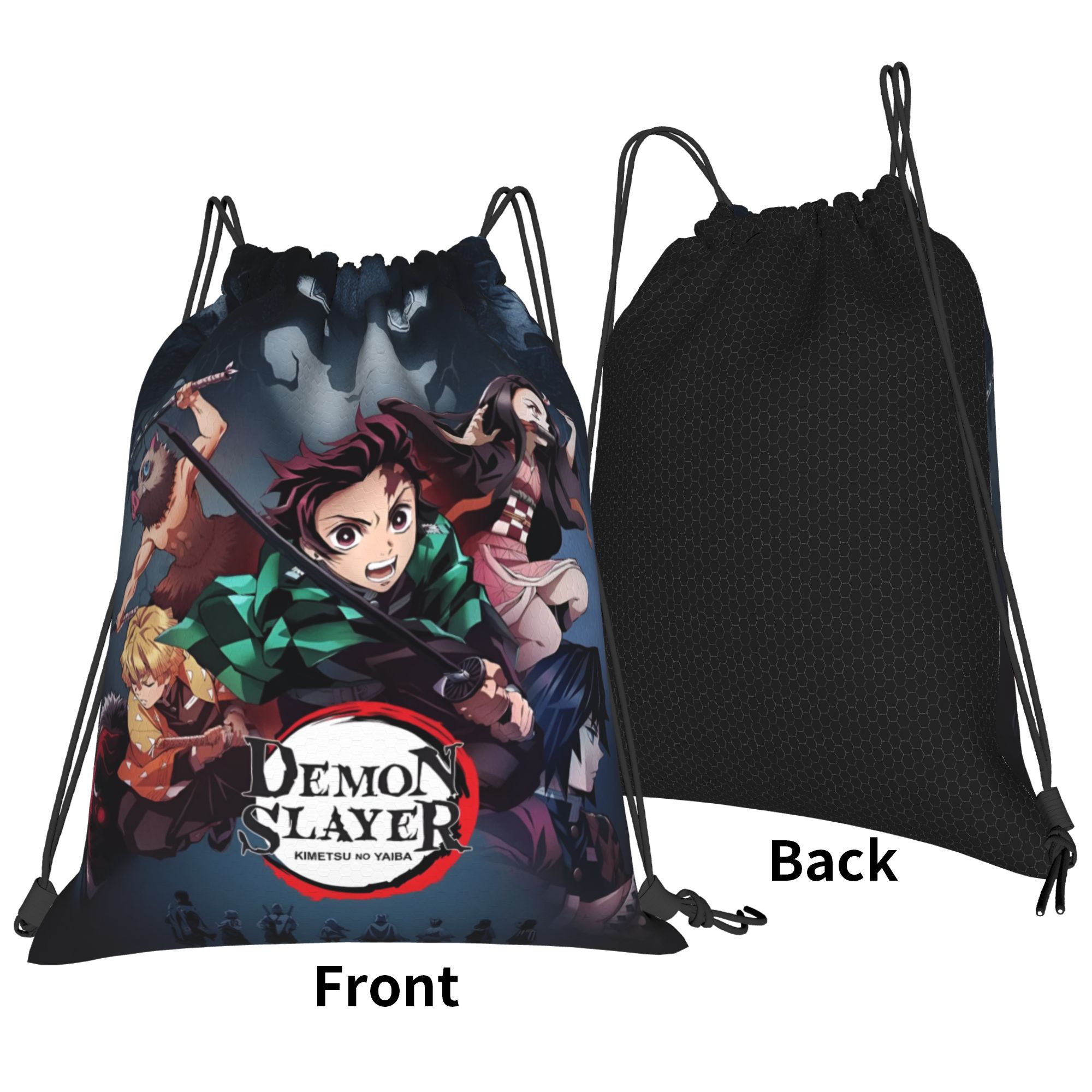 Custom D-Demons Slayers Drawst - Drawstring Gym Bag recension och pris