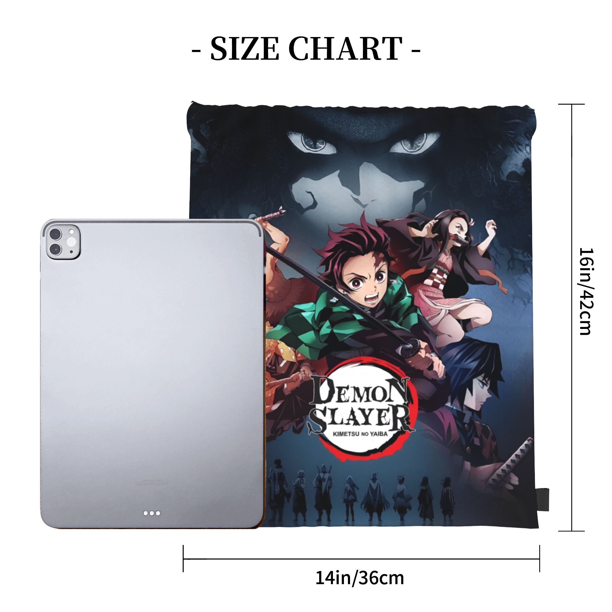 Custom D-Demons Slayers Drawst - Drawstring Gym Bag recension och pris