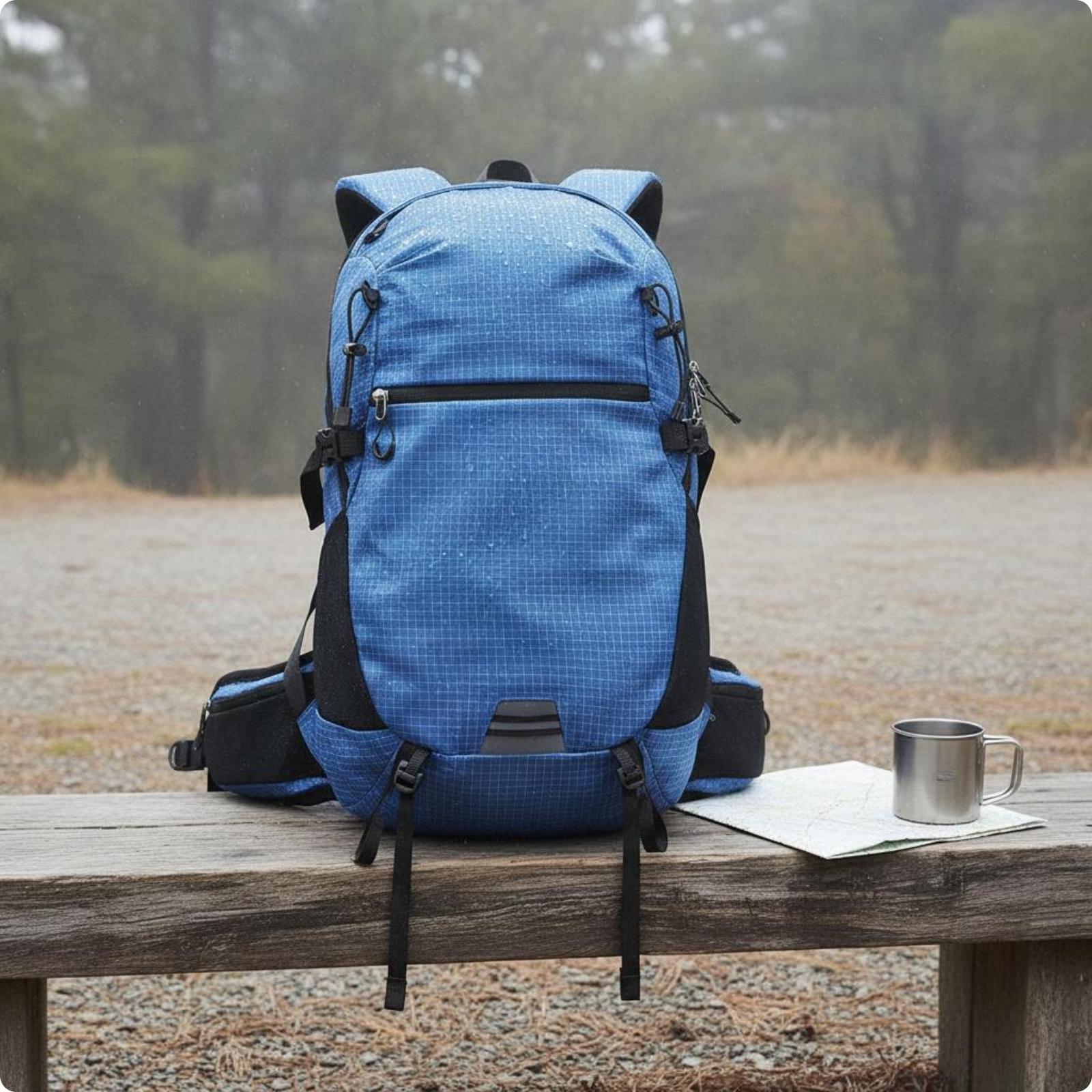 Outdoor Hiking Pack with Compr - Hiking Backpack Waterproof recension och pris